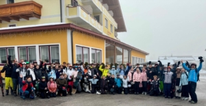 Teilnehmende Ski- und Snowboardkurs in Zauchensee in Österreich