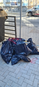 Ergebnis der Müllsemmel-Aktion bei "Zauberhafter Schulweg".