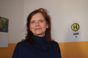 Annette Sander, unsere Ansprechpartnerin für für "Demokratiebildung und Extremismusprävention“: 