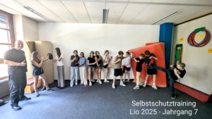 Teilnehmer des Workshops "Selbstschutz"