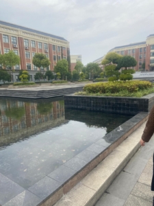 Ein Teil des Schulgebäudes in Wenzhou