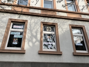 Transparente im B-Haus 