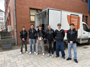 Abholung der Spenden