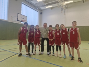 Team U14 der Lio-Basketballer beim Regionalentscheid 
