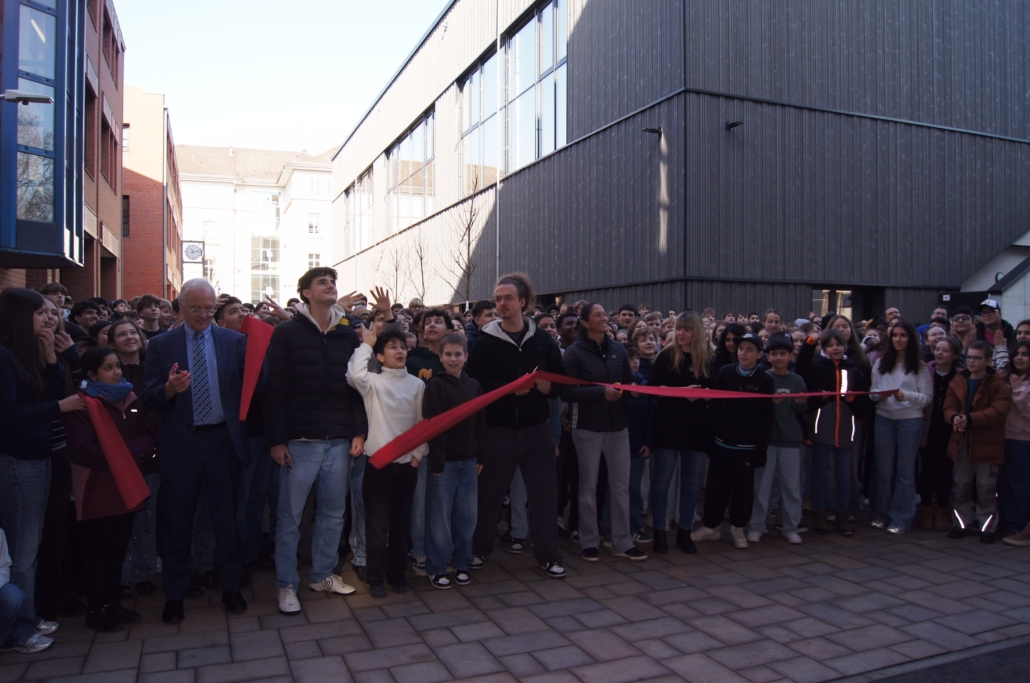 Eröffnung der neuen Sporthalle