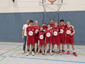 U16-Mannschaft beim Landesfinale Basketball
