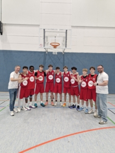 U18-Mannschaft beim Landesfinale Basketball
