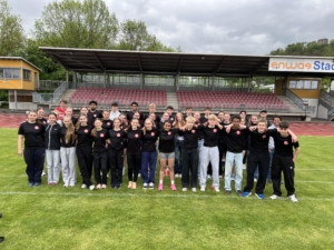 Erfolgreiche Leichtathletik-Teams bei "Jugend trainiert für Olympia" in Wetzlar Anfang Mai 