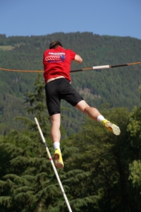 Mika Findeisen beim Wettkampf in Brixen