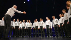 Der Männerchor bei den "World Chor Games" in Helsingborg